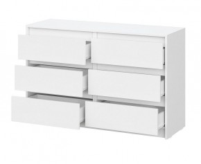 АЙДЕН КМ06-1200 Комод 6 ящиков (белый) в Краснокамске - krasnokamsk.mebel24.online | фото 2