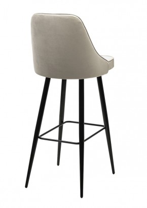 Барный стул NEPAL-BAR ЛАТТЕ #25, велюр/ черный каркас (H=78cm) М-City в Краснокамске - krasnokamsk.mebel24.online | фото 2