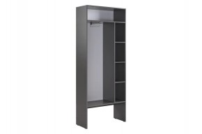 БАСКО Прихожая К11 (графит) в Краснокамске - krasnokamsk.mebel24.online | фото 7