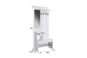 БАСКО Прихожая К9 (графит) в Краснокамске - krasnokamsk.mebel24.online | фото 4