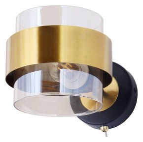 Бра Arte Lamp Carlo A8205AP-1BK в Краснокамске - krasnokamsk.mebel24.online | фото