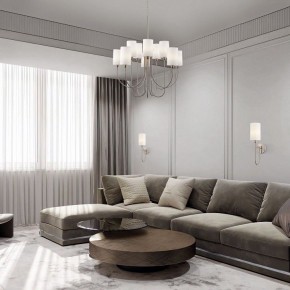 Бра Eurosvet Abbey 60164/1 никель в Краснокамске - krasnokamsk.mebel24.online | фото 2