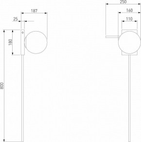 Бра Eurosvet Fredo 40033/1 латунь в Краснокамске - krasnokamsk.mebel24.online | фото 3