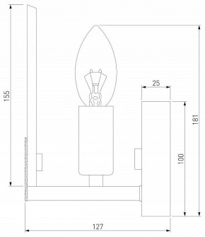 Бра Eurosvet Marble 60158/1 латунь в Краснокамске - krasnokamsk.mebel24.online | фото 3