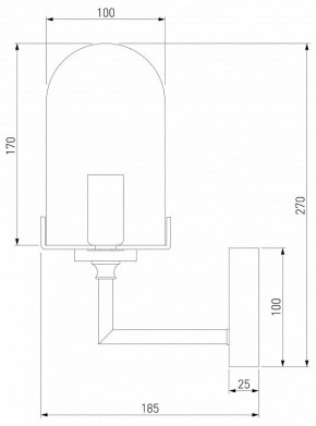 Бра Eurosvet Pluto 60156/1 хром в Краснокамске - krasnokamsk.mebel24.online | фото 2