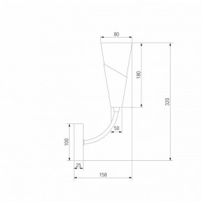 Бра Eurosvet Rhyton 60167/1 латунь в Краснокамске - krasnokamsk.mebel24.online | фото 5