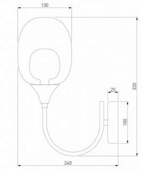 Бра Eurosvet Spritz 70218/1 латунь в Краснокамске - krasnokamsk.mebel24.online | фото 4