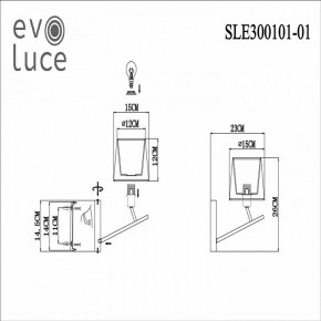Бра EVOLUCE Denice SLE300101-01 в Краснокамске - krasnokamsk.mebel24.online | фото 7