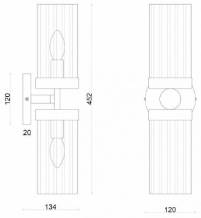 Бра Favourite Radiales 3099-2W в Краснокамске - krasnokamsk.mebel24.online | фото 4