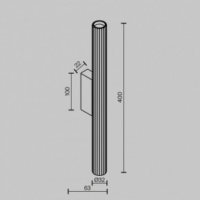 Бра Maytoni Calipso C082WL-12W2.7K-B в Краснокамске - krasnokamsk.mebel24.online | фото 4