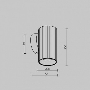 Бра Maytoni Calipso C106WL-01-GU10-BS в Краснокамске - krasnokamsk.mebel24.online | фото 6