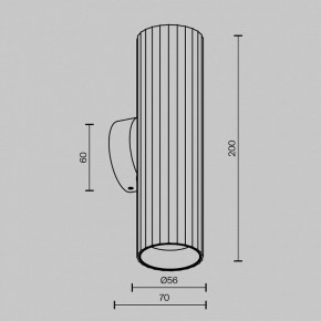 Бра Maytoni Calipso C106WL-02-GU10-B в Краснокамске - krasnokamsk.mebel24.online | фото 6
