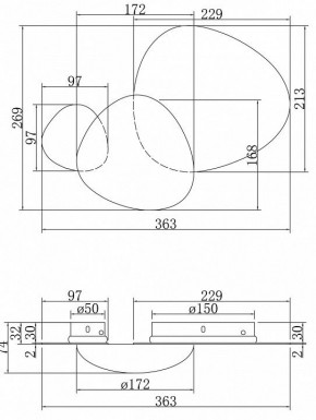 Бра Maytoni Jack-stone MOD314WL-L8G3K в Краснокамске - krasnokamsk.mebel24.online | фото 5