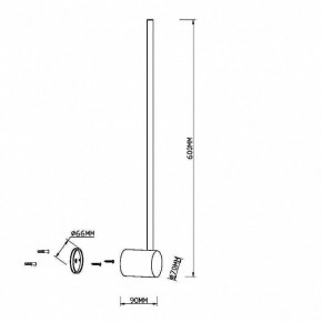 Бра Maytoni Light stick MOD237WL-L6B3K в Краснокамске - krasnokamsk.mebel24.online | фото 3