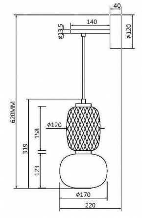 Бра Maytoni Pattern MOD267WL-L18G3K в Краснокамске - krasnokamsk.mebel24.online | фото 4