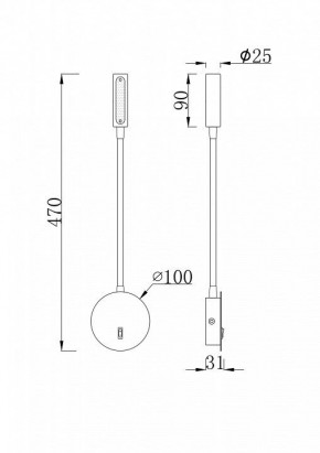 Бра Maytoni Stem C035WL-L3W3K в Краснокамске - krasnokamsk.mebel24.online | фото 6