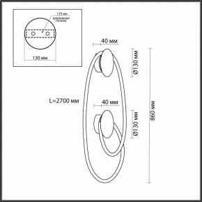 Бра Odeon Light Corda 4391/30WL в Краснокамске - krasnokamsk.mebel24.online | фото 4