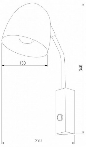 Бра TK Lighting Soho 4167 Soho Black в Краснокамске - krasnokamsk.mebel24.online | фото 2