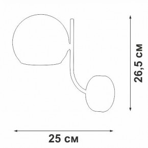 Бра Vitaluce V39570 V39570-8/1A в Краснокамске - krasnokamsk.mebel24.online | фото 2