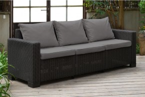 Диван Калифорния 3-х местный (California 3 Sofa), графит в Краснокамске - krasnokamsk.mebel24.online | фото 1