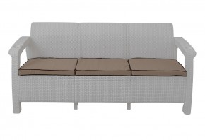 Диван Yalta Premium Sofa 3 Set (Ялта) белый (+подушки под спину) в Краснокамске - krasnokamsk.mebel24.online | фото 2