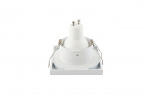DK3014-WH Встраиваемый светильник влагозащ., IP 44, 50 Вт, GU10, белый, алюминий в Краснокамске - krasnokamsk.mebel24.online | фото 5
