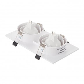 DK3022-WH Встраиваемый светильник, IP 20, 10 Вт, GU5.3, LED, белый, пластик в Краснокамске - krasnokamsk.mebel24.online | фото 3