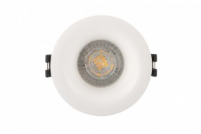 DK3024-WH Встраиваемый светильник, IP 20, 10 Вт, GU5.3, LED, белый, пластик в Краснокамске - krasnokamsk.mebel24.online | фото 1