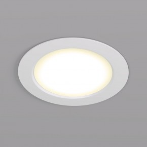 DK3048-WH Встраиваемый светильник, IP 20, 7Вт, LED, белый, пластик в Краснокамске - krasnokamsk.mebel24.online | фото 1