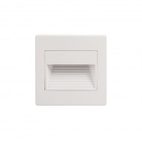 DK3050-WH Светильник встраиваемый в стену, IP 20, LED 3000, 1 Вт, белый, пластик в Краснокамске - krasnokamsk.mebel24.online | фото 3