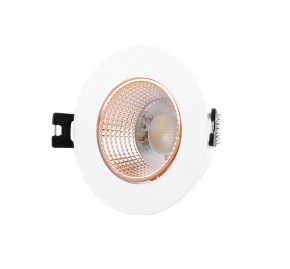 DK3061-WBR Встраиваемый светильник, IP 20, 10 Вт, GU5.3, LED, белый/бронзовый, пластик в Краснокамске - krasnokamsk.mebel24.online | фото 1