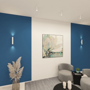 DK5022-WH Настенный светильник, IP20, до 15 Вт, LED, 2xGU10, белый, алюминий в Краснокамске - krasnokamsk.mebel24.online | фото 4