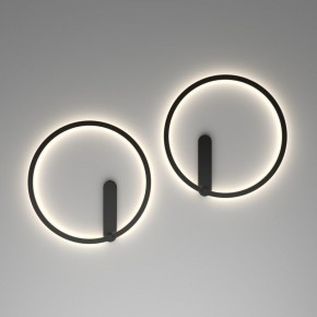 DK5035-BK Бра ROUND со светодиодом, IP20, 24W, 3000/4000/6500K, черный, алюминий в Краснокамске - krasnokamsk.mebel24.online | фото 6
