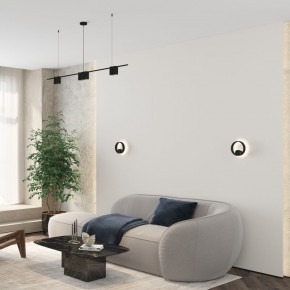 DK5060-BK Бра ORBIT, IP20, 3000К, LED, 10 Вт, черный матовый, алюминий в Краснокамске - krasnokamsk.mebel24.online | фото 6