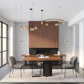 DK5060-BK+SG Бра ORBIT, IP20, 3000К, LED, 10 Вт, черный + сатинированное золото, алюминий в Краснокамске - krasnokamsk.mebel24.online | фото 6