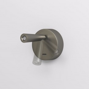 DK5072-DN Бра SHINE WALL со светодиодом, D104*H68, IP20, 3000К, 3W, RA?90, темный никель, алюминий в Краснокамске - krasnokamsk.mebel24.online | фото 3