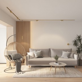 DK5072-SB Бра SHINE WALL со светодиодом, D104*H68, IP20, 3000К, 3W, RA?90, сатинированная латунь, алюминий в Краснокамске - krasnokamsk.mebel24.online | фото 8