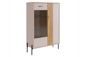 ДОМИНИКА Комод (со стеклом) в Краснокамске - krasnokamsk.mebel24.online | фото