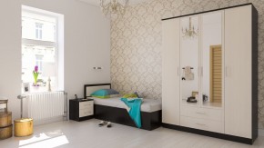Фиеста Кровать 0900, цвет венге/дуб лоредо, ШхГхВ 93,5х203,5х80 см., сп.м. 900х2000 мм., без матраса, основание есть в Краснокамске - krasnokamsk.mebel24.online | фото 5
