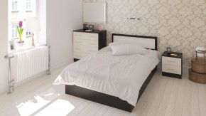 Фиеста Кровать 1200, цвет венге/дуб лоредо, ШхГхВ 123,5х203,5х80 см., сп.м. 1200х2000 мм., без матраса, основание есть в Краснокамске - krasnokamsk.mebel24.online | фото 5