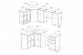 ГЛОРИЯ Кухонный гарнитур Оптима 5 (1200*2000 мм) в Краснокамске - krasnokamsk.mebel24.online | фото 2