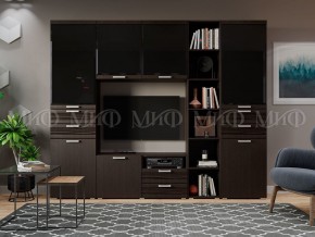 АСТИ Гостиная Вариант №1 МДФ (Венге) в Краснокамске - krasnokamsk.mebel24.online | фото