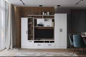 Гостиная Оскар-5 Белый в Краснокамске - krasnokamsk.mebel24.online | фото
