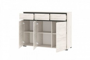 ГРЕТТА Комод 3С3Я 3дв, 3ящ (дуб крафт) в Краснокамске - krasnokamsk.mebel24.online | фото 2