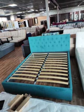 Интерьерная Кровать Октавия Бирюзовый 1400x2000 в Краснокамске - krasnokamsk.mebel24.online | фото 2