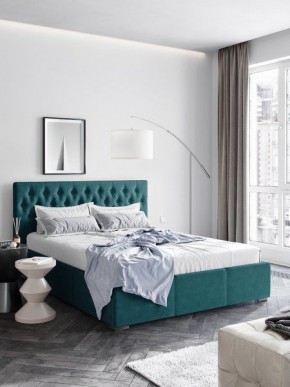 Интерьерная Кровать Октавия Бирюзовый 1600х2000 в Краснокамске - krasnokamsk.mebel24.online | фото 1