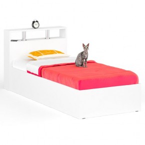 Камелия Кровать 0900, цвет белый, ШхГхВ 93,5х217х78,2 см., сп.м. 900х2000 мм., без матраса, основание есть в Краснокамске - krasnokamsk.mebel24.online | фото 1