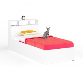 Камелия Кровать 0900, цвет белый, ШхГхВ 93,5х217х78,2 см., сп.м. 900х2000 мм., без матраса, основание есть в Краснокамске - krasnokamsk.mebel24.online | фото 2