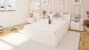 Камелия Кровать с ящиками 1200, цвет белый, ШхГхВ 123,5х217х78,2 см., сп.м. 1200х2000 мм., без матраса, основание есть в Краснокамске - krasnokamsk.mebel24.online | фото 6