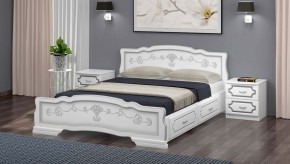 КАРИНА-6 Кровать из массива 900 с 2-мя ящиками в Краснокамске - krasnokamsk.mebel24.online | фото 1